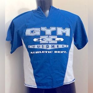 New vintage athletic workout cropped top for men and or women